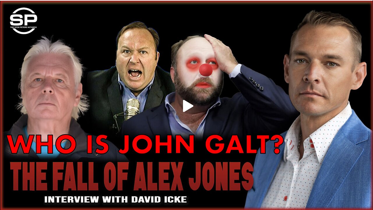 STEW PETERS W/ Exclusive: David Icke Part II: The Fall of Alex Jones I POST, YOU DECIDE. SGANON