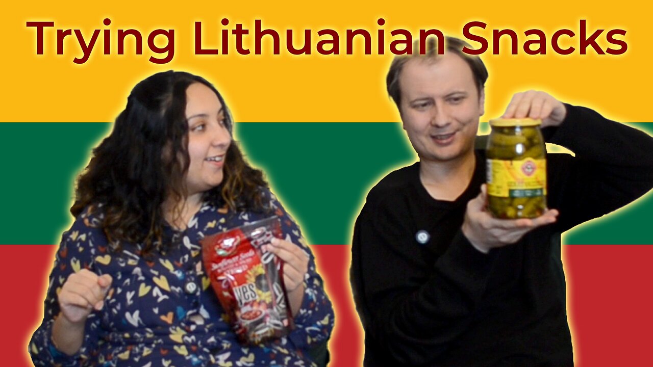 Title: Pakistani Tries Lithuanian Snacks