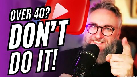 Don't Be A YouTuber Over 40 In 2025 - DO THIS INSTEAD