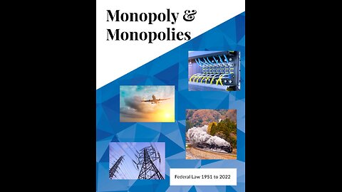 #Monopoly 1951 to 2002 Federal Law / #Monopolio 1951 a 2002 Ley Federal #academic #consumers