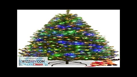 6ft Prelit Christmas Tree Xmas Tree with 1000 PVC Branch 350 Pre-Strung Review