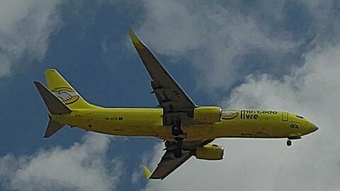 Boeing 737-800F PS-GFB coming from Salvador to Fortaleza