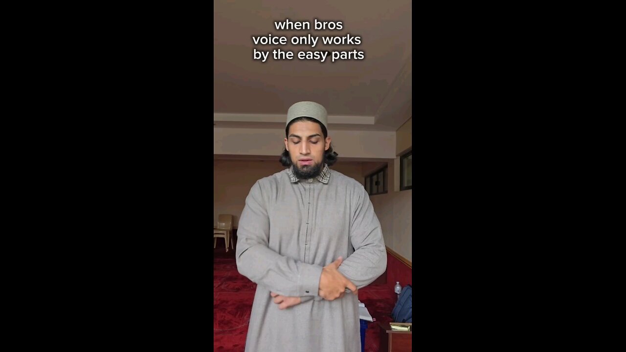 when your voice only works for the easy parts #islam #honor #salam #viral #imam #halal #ramadan