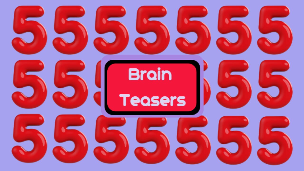 Brain Teasers For Concentration /3 Min Anti-Stress