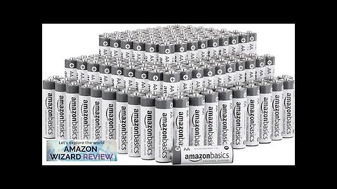 Amazon Basics AA Industrial alkaline Batteries 450 Count