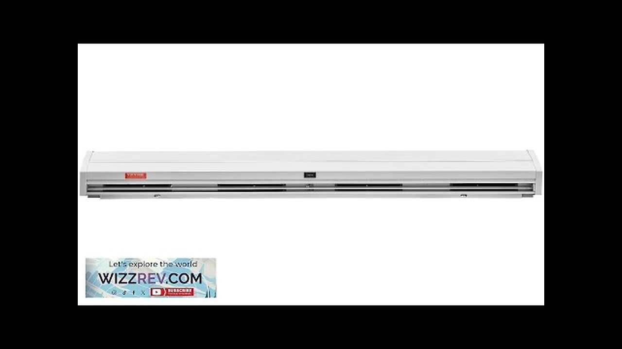 VEVOR 48" Commercial Indoor Air Curtain Super Power 2 Speeds 1200CFM Wall Review