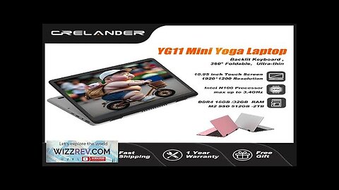 CRELANDER Mini Yoga Laptop 10.95"Touch Screen DDR4 16GB M2 SSD Backlit Keyboard Review