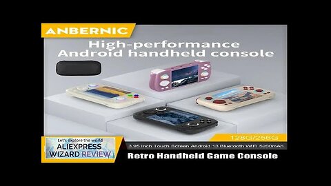 ANBERNIC RG Cube Retro Handheld Game Console 3.95'' Touch Screen 720*720 Android Review