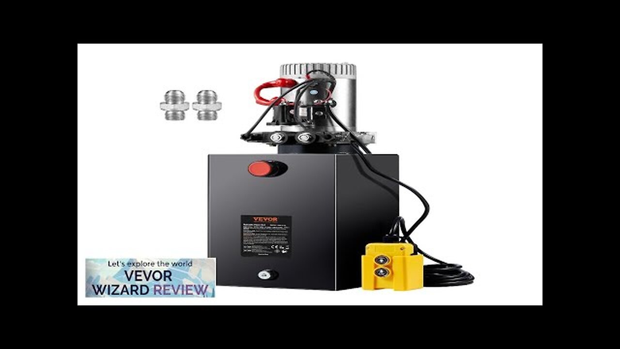 VEVOR Hydraulic Pump 15 Quart Hydraulic Power Unit Double Acting Dump Trailer Review