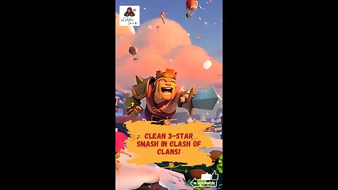 Clean 3-Star Smash in Clash of Clans! Flawless! #clashofclans #coc #mobilegame #shorts #like #share