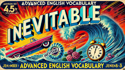 Vocabulary and Pronunciation "INEVITABLE" with tag questions Advanced English