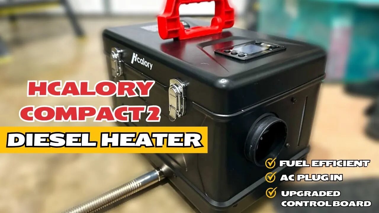 New HCALORY Diesel Heater Compact 2 | 8KW | Stay Winter Ready in an Emergency