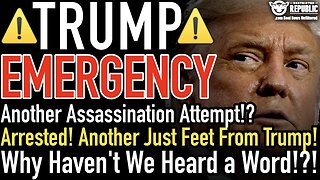 TRUMP EMERGENCY! Assassination Attempt? - Only Feet Away From Him - Why Haven't We Heard!!