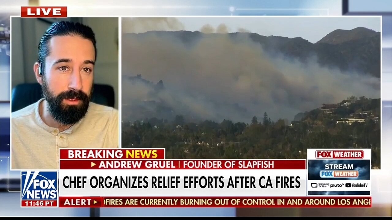 Chef Gruel Organizes Meals and Relief Efforts For CA Fire Victims