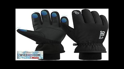 Waterproof Winter Gloves Men Windproof Snow Ski Gloves Breathable Warm Thermal Gloves Review