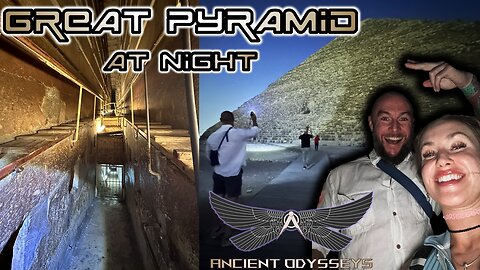 Exploring The Great Pyramid at Night! Private Access