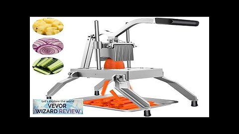 VEVOR Commercial Vegetable Fruit Dicer 3/16" Blade Onion Cutter Heavy Duty Stainless Review