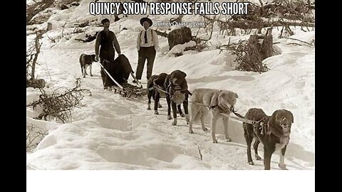 Quincy Snow Response Falls Short