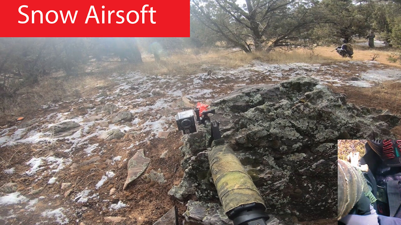 Airsoft in the snow Shadow Lord and Wildcat