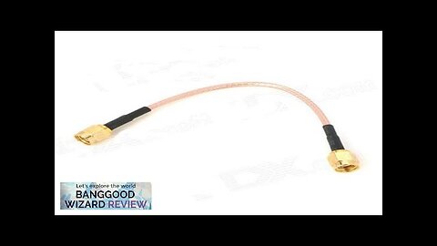 SMA Male To SMA Male Pigtail Adapter Extended Cable for FPV Antenna Review