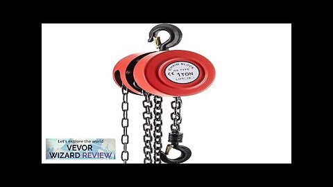 VEVOR Hand Chain Hoist 2200 lbs /1 Ton Capacity Chain Block 7ft/2m Review