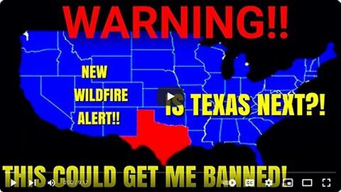 RED WARNING Is Texas the NEXT wildfire target.