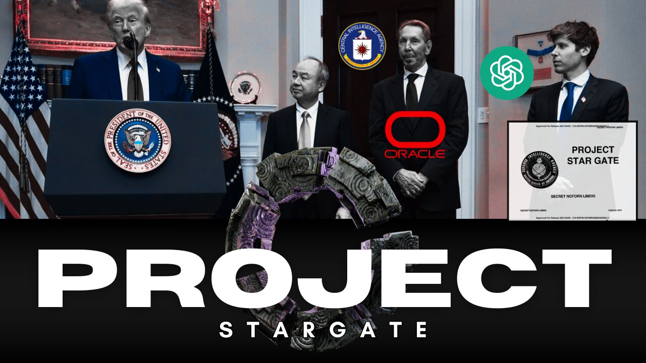 Larry Ellison and Sam Altman Announce Dystopian A.I. "Project Stargate"