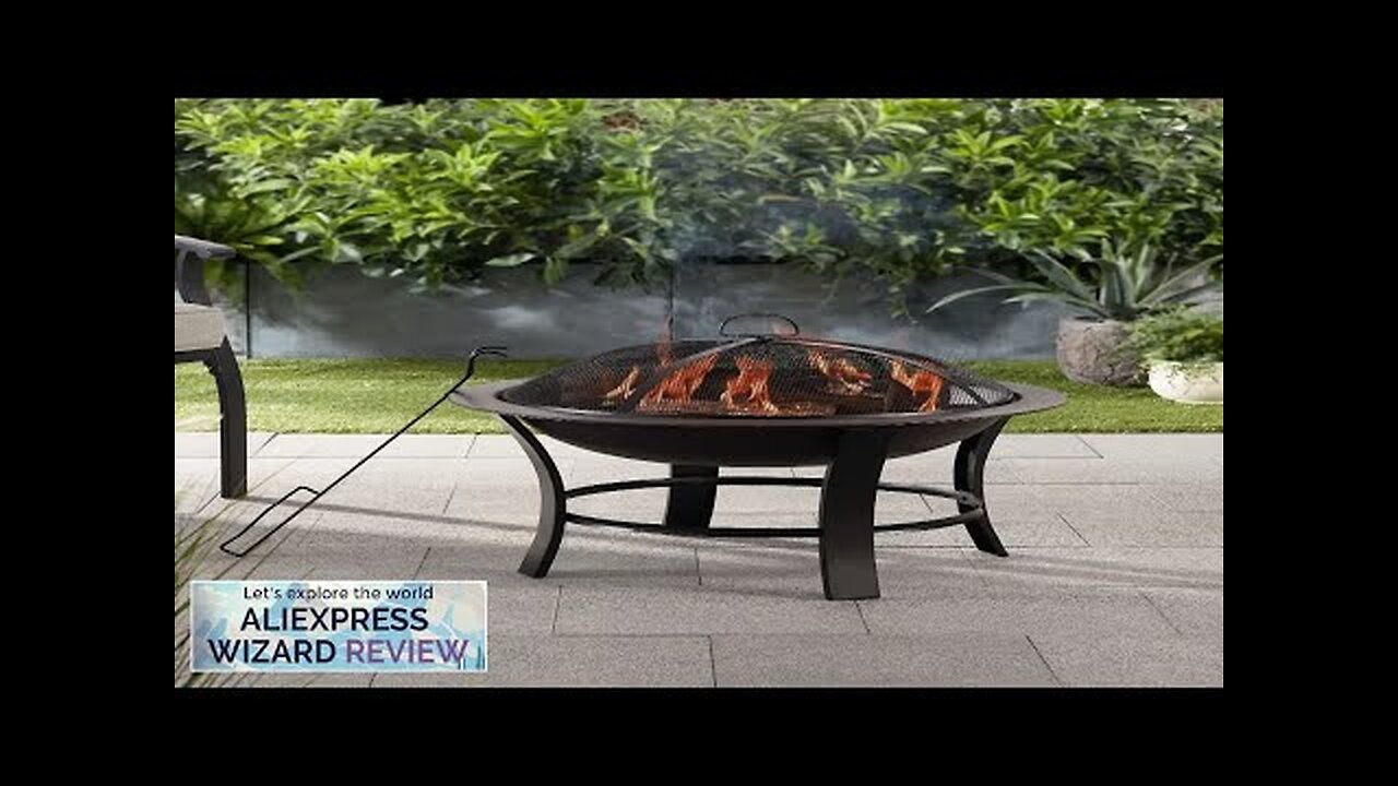 26" Metal Round Outdoor Wood-Burning Fire Pit Review