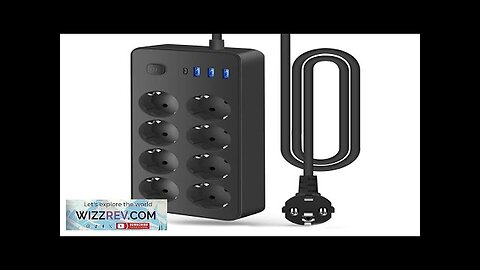 2200W 12-in-1 Multitap Power Strip Socket with 8 AC EU Outlets+3 USB-A+1 Review