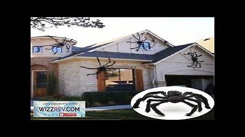 30cm/50cm/75cm/90cm/125cm/150cm/200cm Black Spider Halloween Decoration Haunted House Prop Review