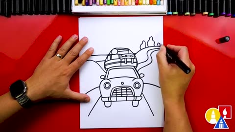 How To Draw A Family Road Trip