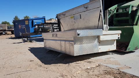 Good Conditions Aluminum Cross Bed Pickup Box - $275 TODAY - It Would Cost $400(plus) New