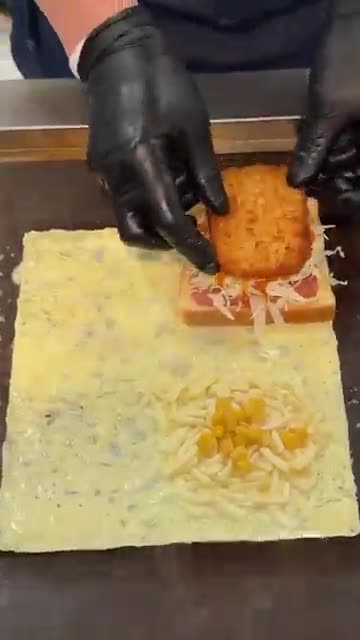 Egg blanket toast that you have to eat when you go to Korea!!!