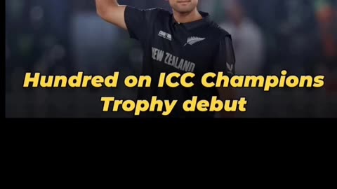 New Zealand sensation Rachin Ravindra scored century each on ODI World Cup & CT-25 debut.