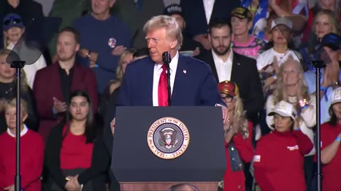 Trump holds a rally in Las Vegas after inauguration