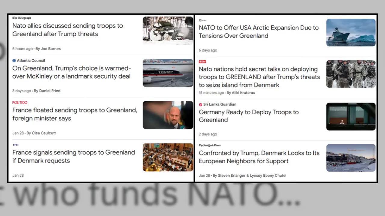Fact Check: NO Evidence NATO Sending Troops To Greenland To Defend It From US