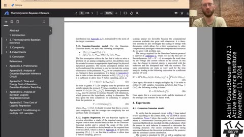 ActInf GuestStream 092.1 ~ Max Aifer: "Thermodynamic Linear Algebra"