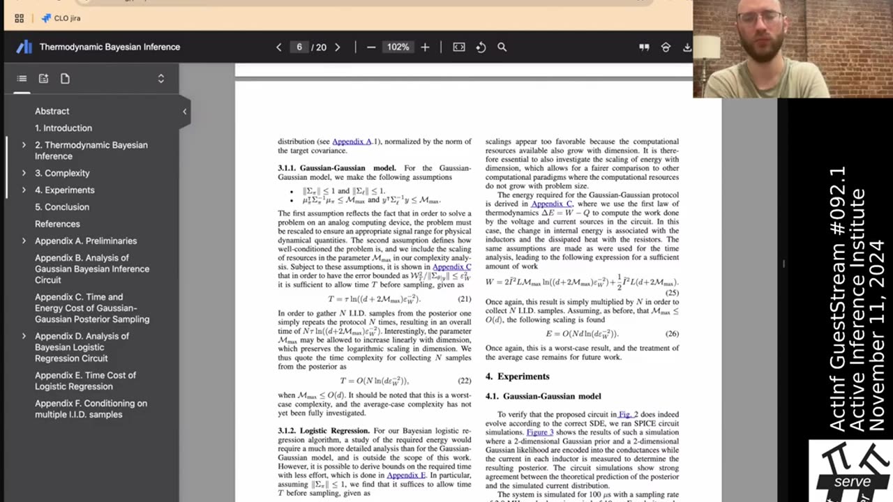 ActInf GuestStream 092.1 ~ Max Aifer: "Thermodynamic Linear Algebra"