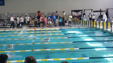 9 March 2025 - 100 fly prelims - Lane 1 - 14 & Under Championships