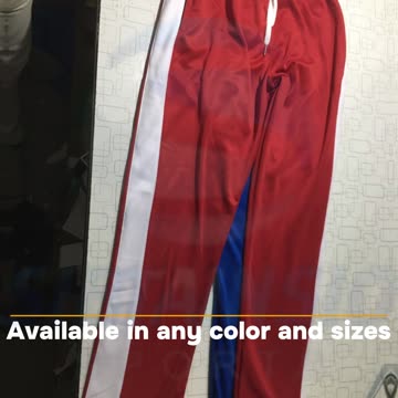 🎥 Custom Wide White Stripes Winter Joggers – Designed for You! ❄️👖