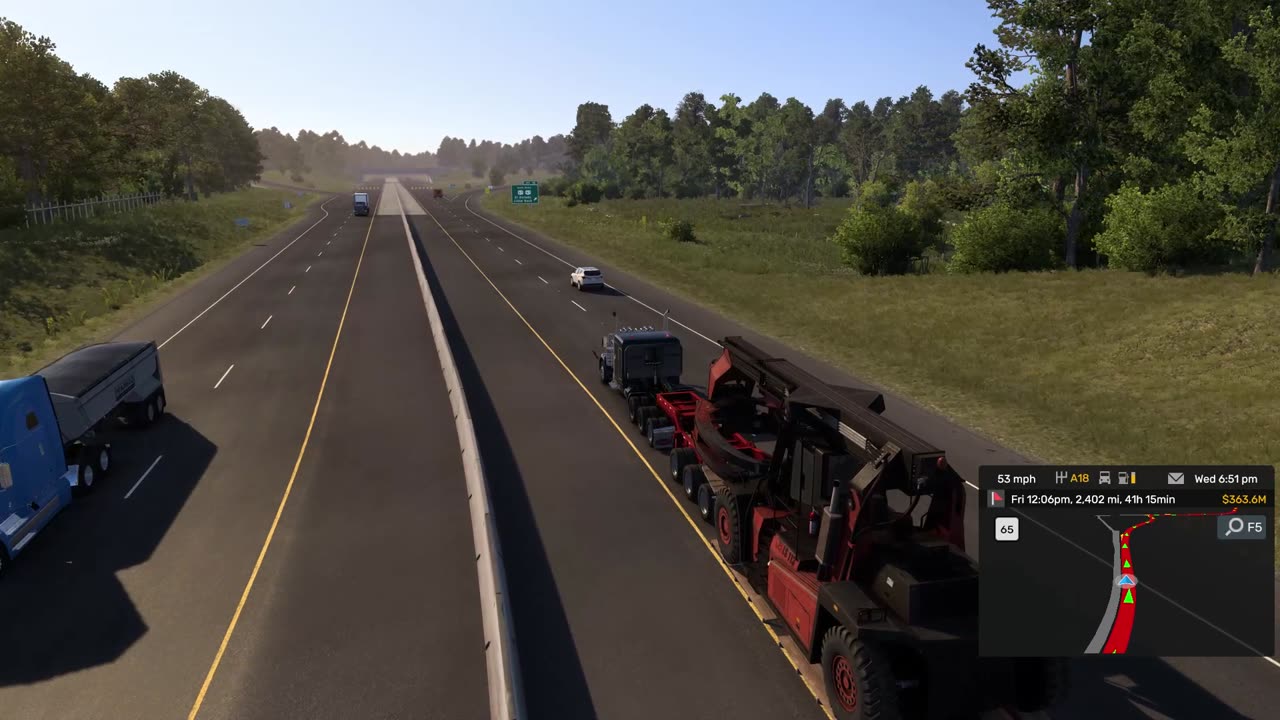 American Truck Simulator HEAVY LogStacker Gas Stop