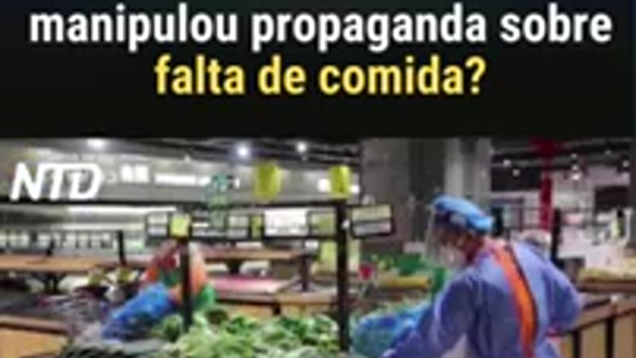 Partido Comunista Chinês manipulou propaganda sobre falta de comida?