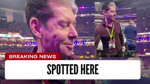 Vince McMahon Was Just Spotted Here