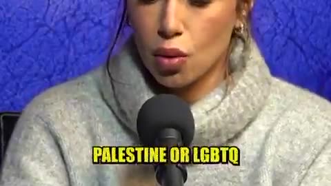 This lady has it bang on the money It's never been about Palestine.💥💥💥💯