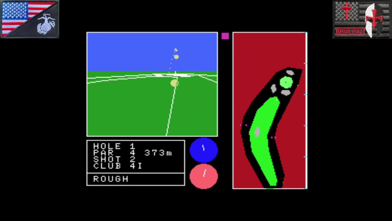 3-Dゴルフシミュレーション (MSX1 - 1983) [JP Version of "3-D Golf Simulation"]