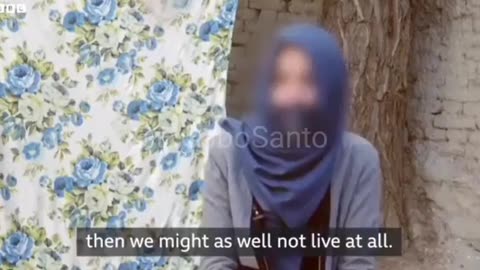 Afghan woman under Taliban! &quot;I wish God had never created women.