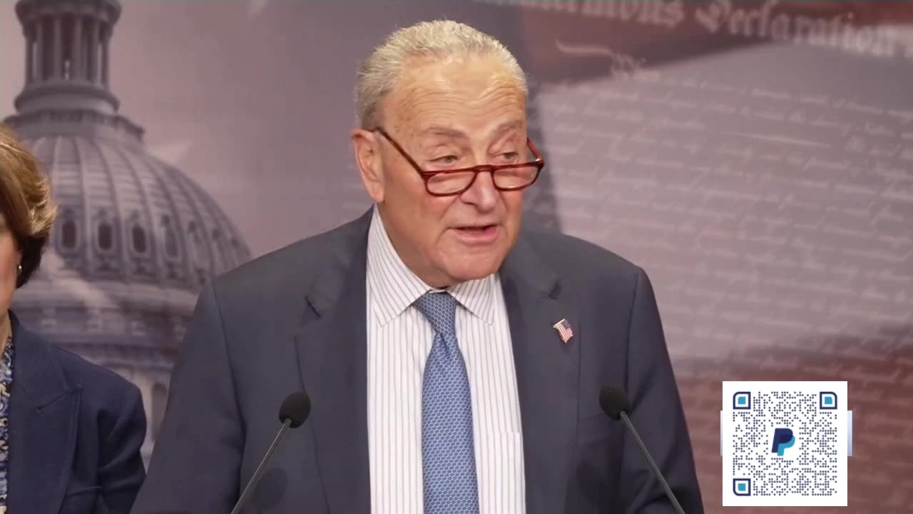 (D) Chuck Schumer Whines About Trump Suspending Federal Spending