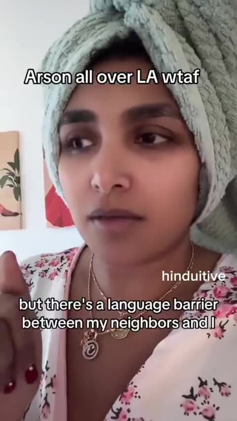 Los Angeles, California resident says there are “arsonists all over LA”