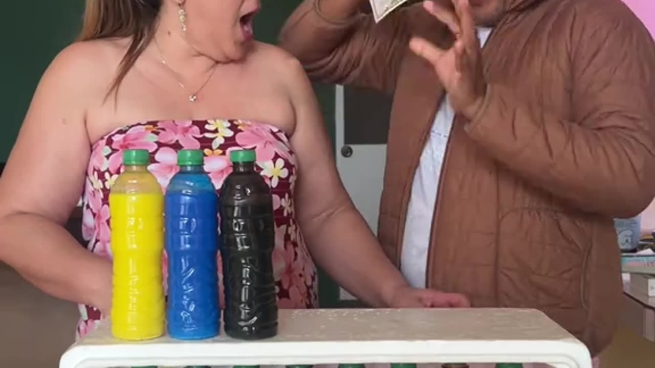 Bottle Matching challenge #trending #challenge #win #funny #bottle #matching #spain #bottleflip