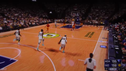 NBA2K: Indiana Pacers vs Memphis Grizzlies (Dunks-Buzzer Beater)